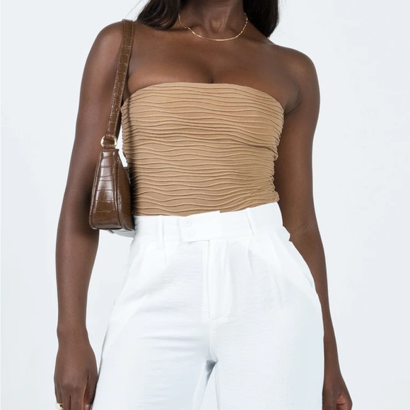 Princess Polly Makena Strapless Bodysuit Size US 4 - Picture 1 of 4